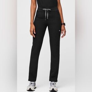 Figs Women’s Yola Black Skinny Scrub Pants XS